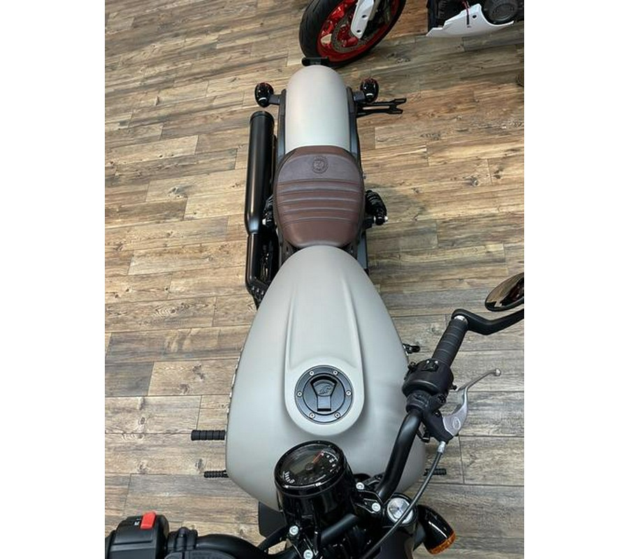 2023 Indian Motorcycle® Scout® Bobber ABS Silver Quartz Smoke