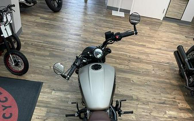 2023 Indian Motorcycle® Scout® Bobber ABS Silver Quartz Smoke