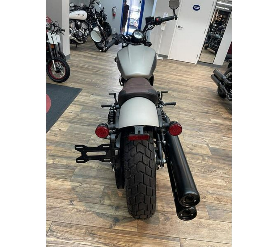 2023 Indian Motorcycle® Scout® Bobber ABS Silver Quartz Smoke