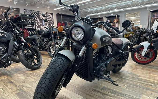 2023 Indian Motorcycle® Scout® Bobber ABS Silver Quartz Smoke