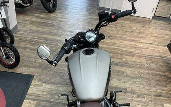 2023 Indian Motorcycle® Scout® Bobber ABS Silver Quartz Smoke