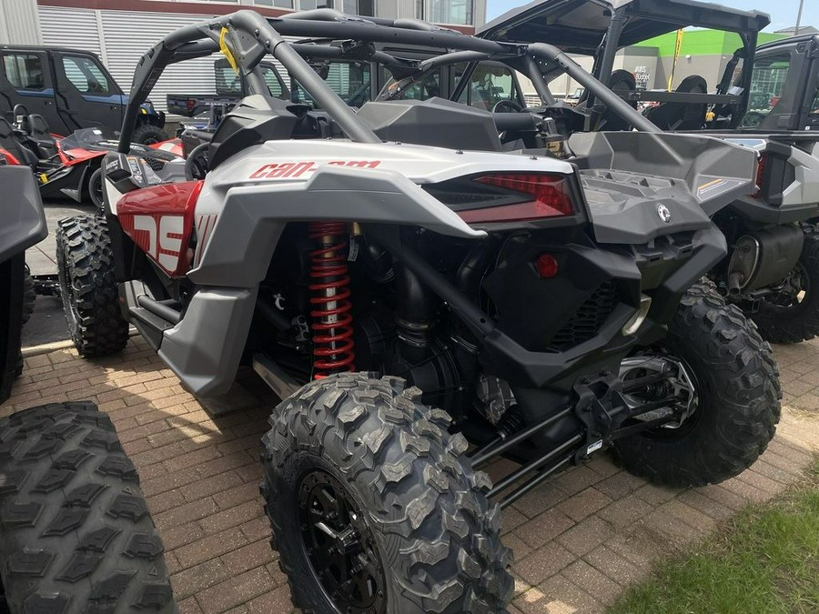 2024 Can-Am® Maverick X3 DS Turbo RR Fiery Red & Hyper Silver