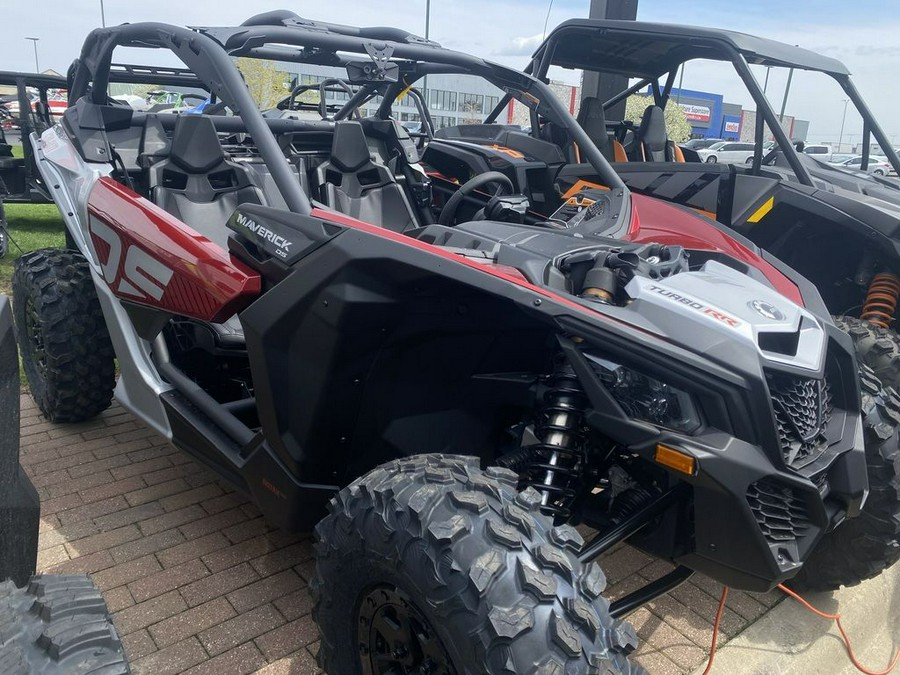 2024 Can-Am® Maverick X3 DS Turbo RR Fiery Red & Hyper Silver