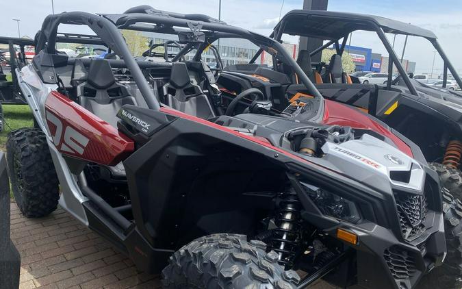 2024 Can-Am® Maverick X3 DS Turbo RR Fiery Red & Hyper Silver