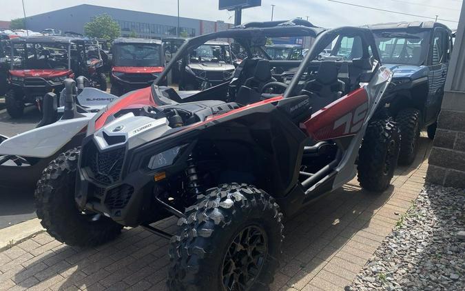 2024 Can-Am® Maverick X3 DS Turbo Fiery Red & Hyper Silver