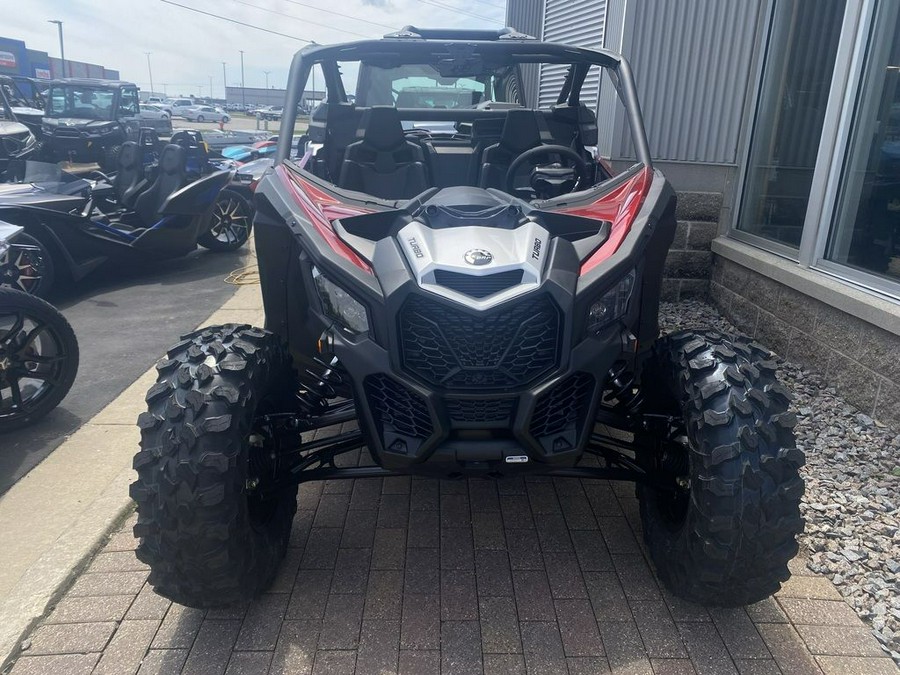 2024 Can-Am® Maverick X3 DS Turbo Fiery Red & Hyper Silver