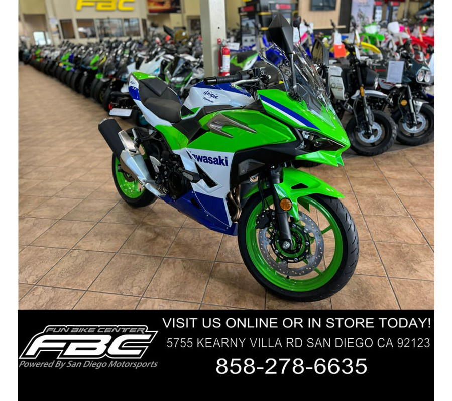 2024 Kawasaki Ninja® 500 SE 40th Anniversary Edition ABS