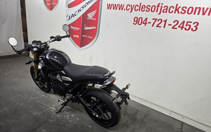 2025 Triumph Speed 400 Phantom Black / Storm Grey Carnival Red Storm Grey