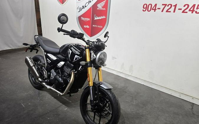 2025 Triumph Speed 400 Phantom Black / Storm Grey Carnival Red Storm Grey