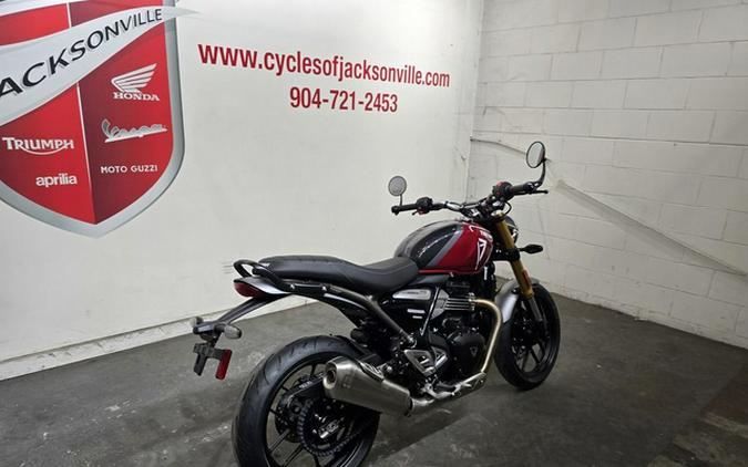 2025 Triumph Speed 400 Carnival Red Storm Grey