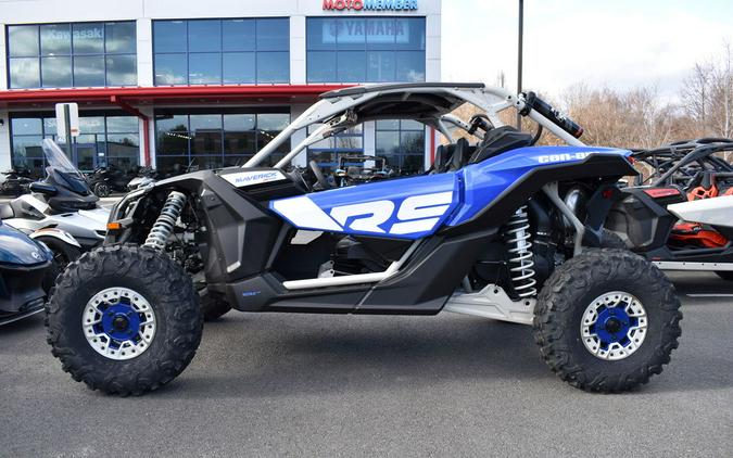 2023 Can-Am® Maverick X3 X rs Turbo RR With Smart-Shox Intense Blue / Carbon Black / Cha