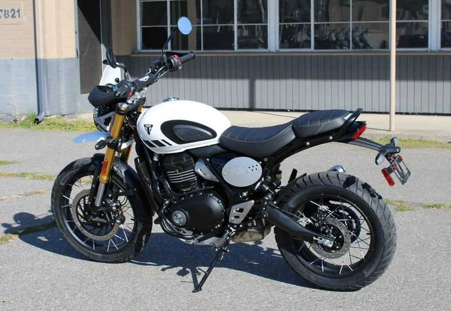2026 Triumph Scrambler 400 XC Vanilla White