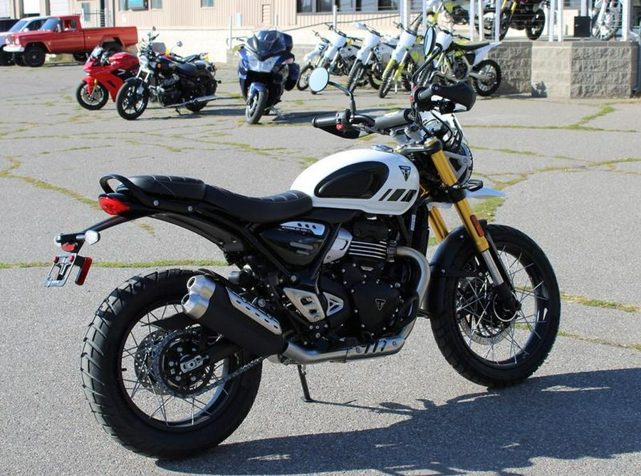 2026 Triumph Scrambler 400 XC Vanilla White