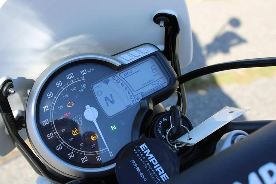 2026 Triumph Scrambler 400 XC Vanilla White