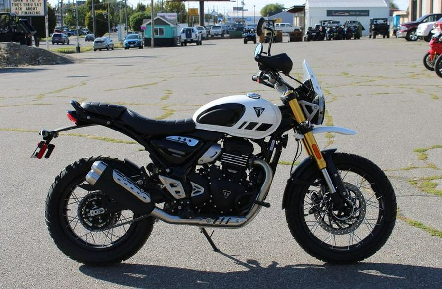 2026 Triumph Scrambler 400 XC Vanilla White