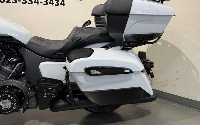 2026 Indian Pursuit Dark Horse 112 W/ Powerband Audio Ghost White Metallic With Black