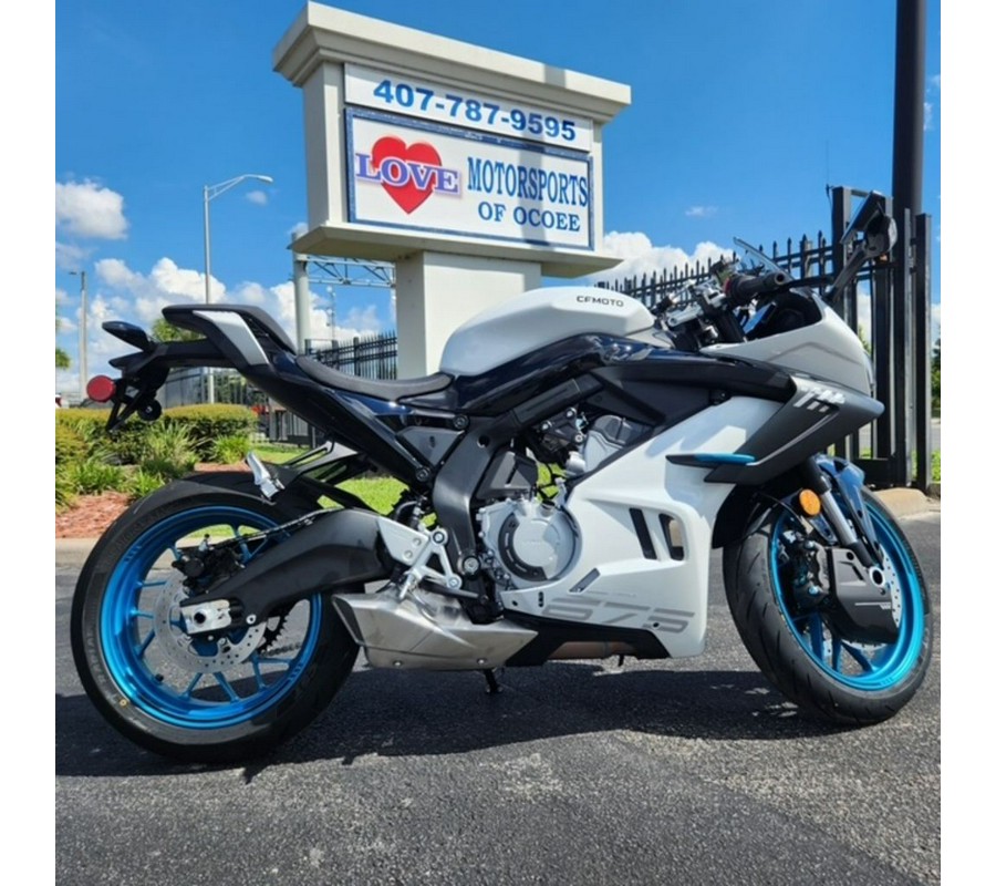 2026 CFMOTO 675SS CF650-10US - NEBULA WHITE