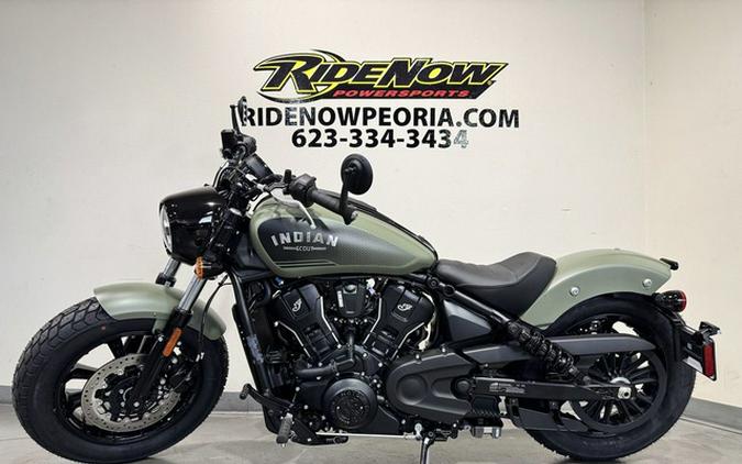 2026 Indian Scout Bobber Limited +Tech Moss Green Smoke