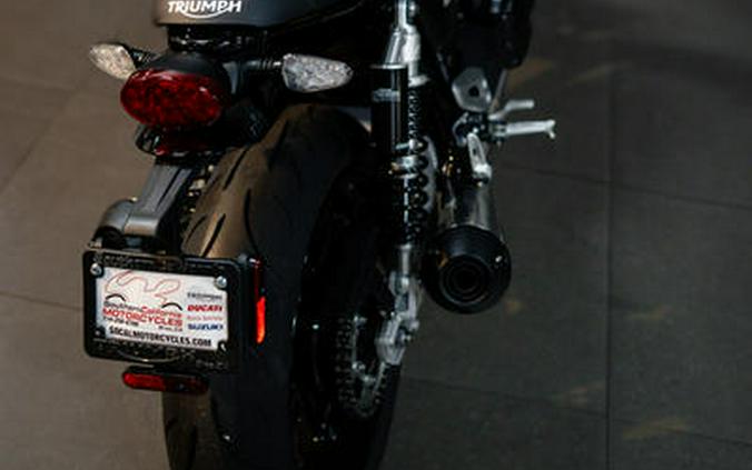 2025 Triumph Speed Twin 1200 Carnival Red/Sapphire Black