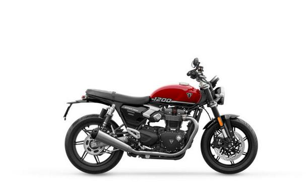 2025 Triumph Speed Twin 1200 - Carnival Red/Sapphire Black