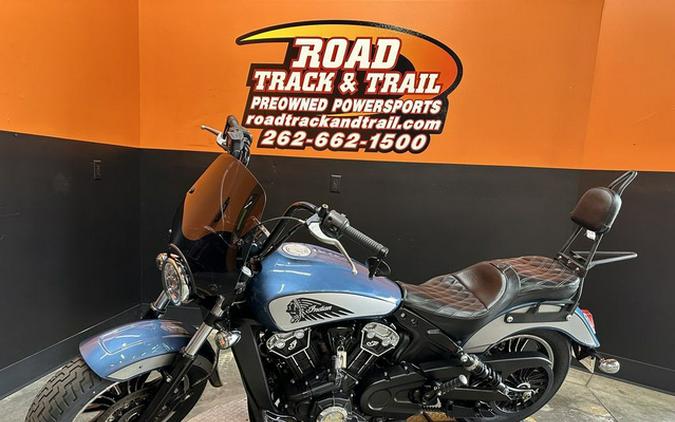 2022 Indian Scout ABS Icon Blue Slate SmokeSilver