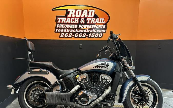2022 Indian Scout ABS Icon Blue Slate SmokeSilver
