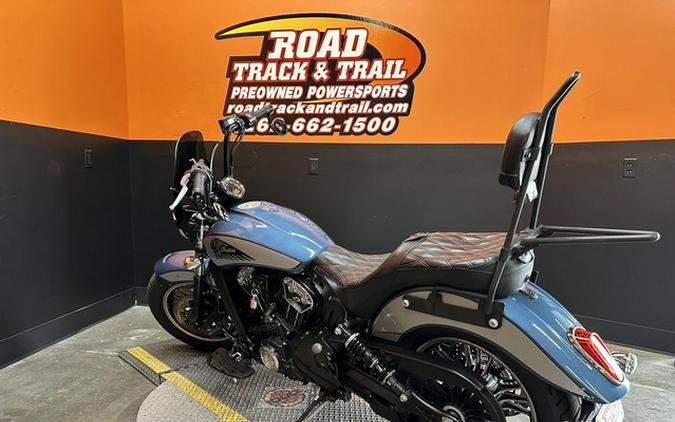2022 Indian Scout ABS Icon Blue Slate SmokeSilver