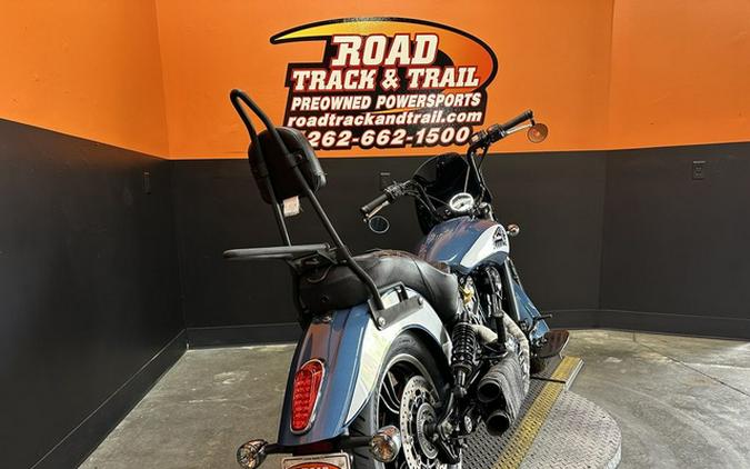 2022 Indian Scout ABS Icon Blue Slate SmokeSilver