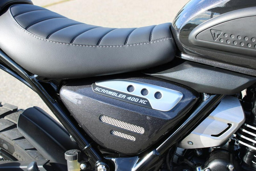 2026 Triumph Scrambler 400 XC Storm Grey
