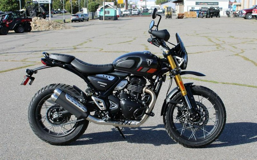 2026 Triumph Scrambler 400 XC Storm Grey