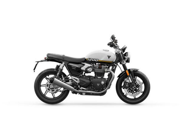 2025 Triumph Speed Twin 1200 - Crystal White/Sapphire Black