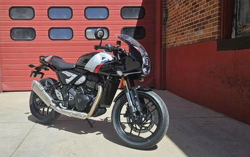 2026 Triumph Thruxton 400 Phantom Black Aluminium Silver