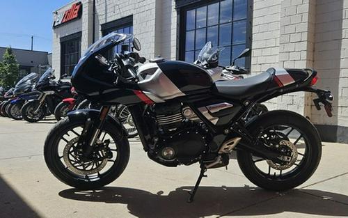 2026 Triumph Thruxton 400 Phantom Black Aluminium Silver