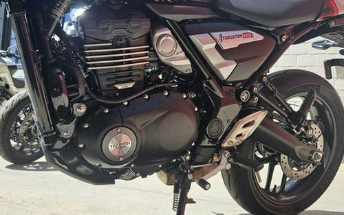 2026 Triumph Thruxton 400 Phantom Black Aluminium Silver