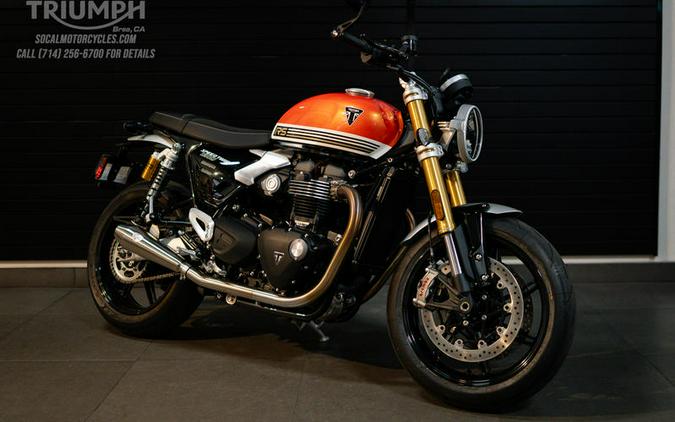 2025 Triumph Speed Twin 1200 RS Baja Orange/Sapphire Black