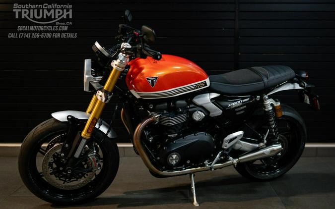 2025 Triumph Speed Twin 1200 RS Baja Orange/Sapphire Black