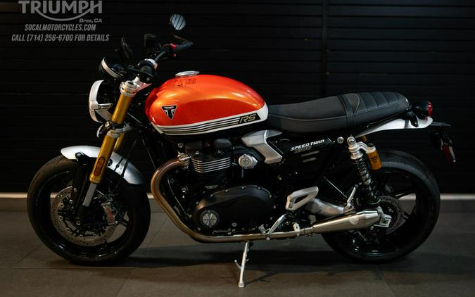 2025 Triumph Speed Twin 1200 RS Baja Orange/Sapphire Black