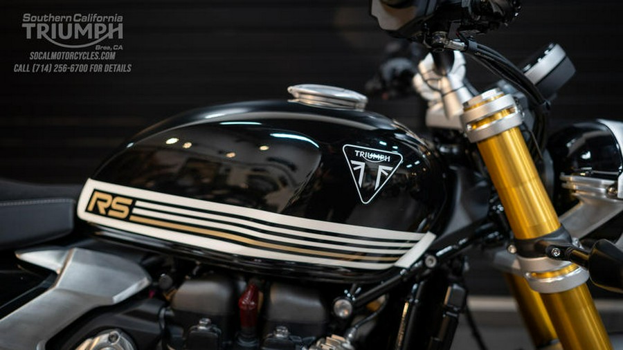 2025 Triumph Speed Twin 1200 RS Sapphire Black