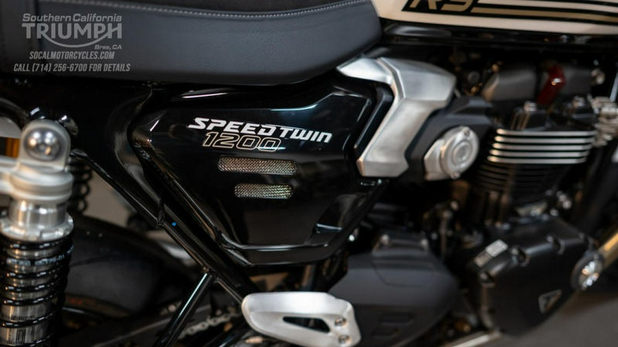 2025 Triumph Speed Twin 1200 RS Sapphire Black