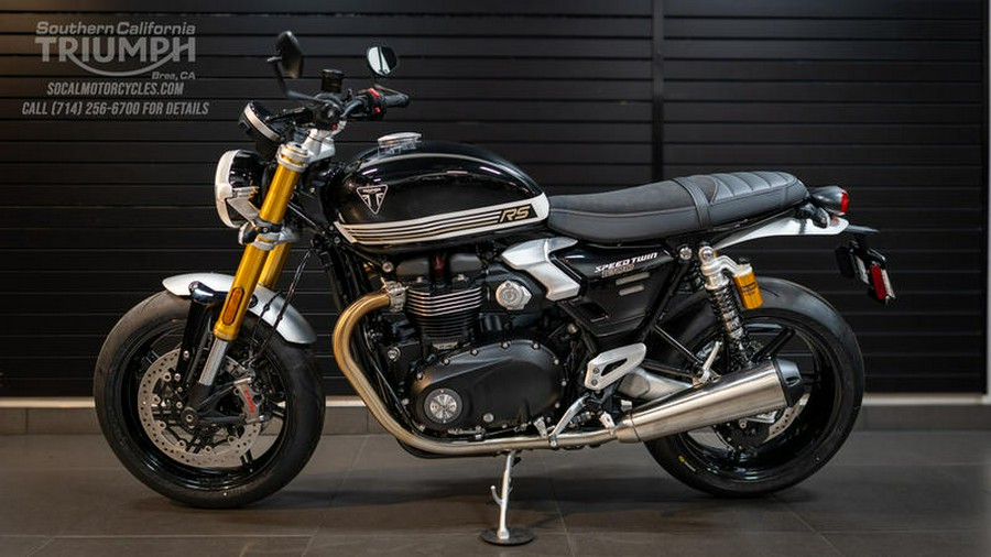 2025 Triumph Speed Twin 1200 RS Sapphire Black