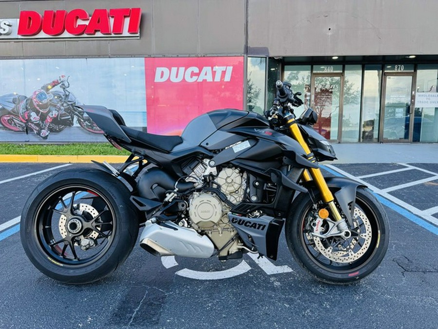 2024 Ducati Streetfighter V4 S Grey & Black
