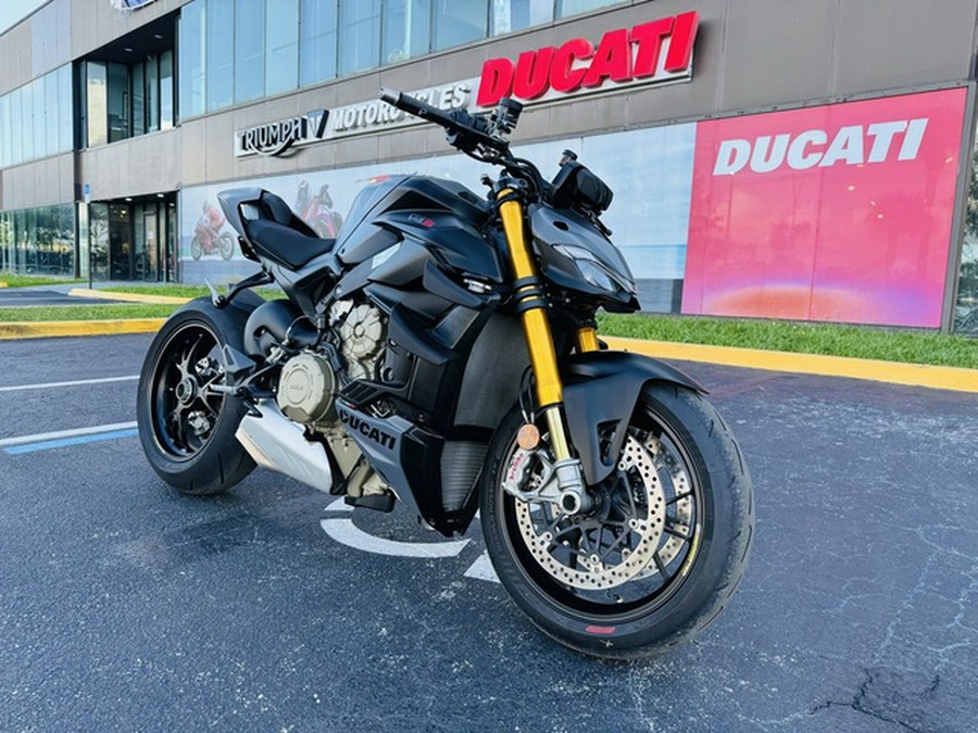 2024 Ducati Streetfighter V4 S Grey & Black