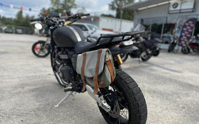 2022 Triumph Scrambler 1200 XC Matt Khaki Green Matt Jet Black