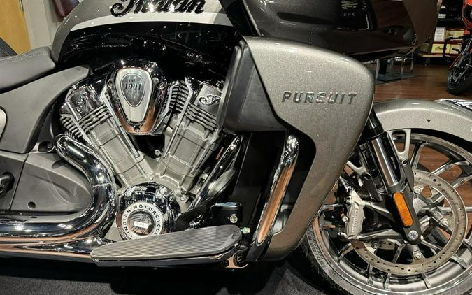 2024 Indian Motorcycle® Pursuit® Limited® with PowerBand Audio Package Titanium/Black Metallic