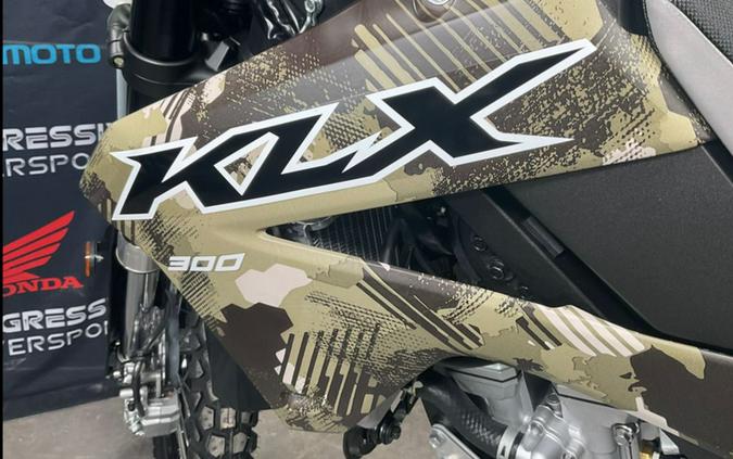 2026 Kawasaki KLX®300 Cypher Camo Beige