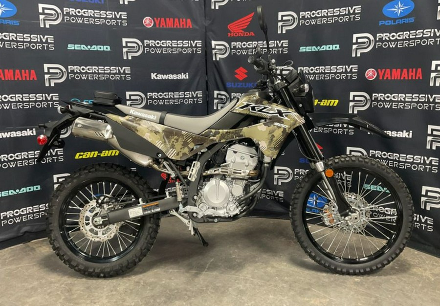 2026 Kawasaki KLX®300 Cypher Camo Beige