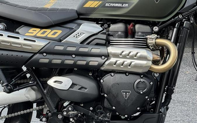 2026 Triumph Scrambler 900 Matt khaki green