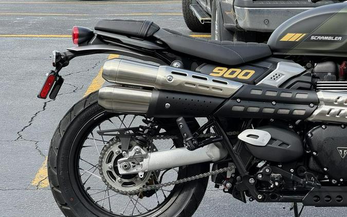 2026 Triumph Scrambler 900 Matt khaki green
