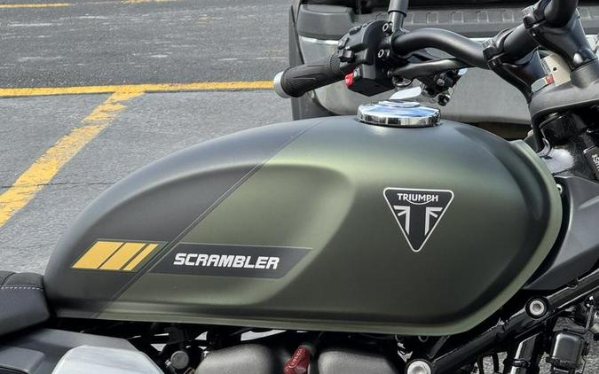 2026 Triumph Scrambler 900 Matt khaki green
