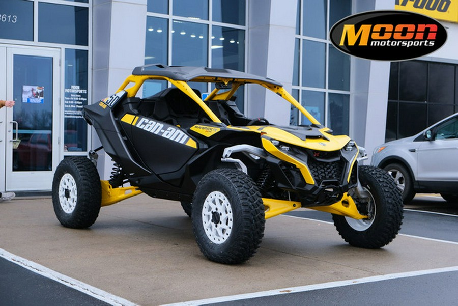 2024 Can-Am Maverick R X RS Carbon Black & Neo Yellow